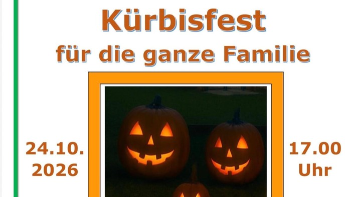 Kürbisfest 24.10.26 17 Uhr am Florenberg