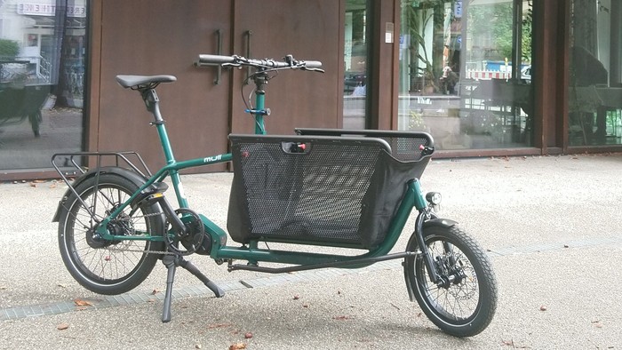 Transportrad vor der Gethsemanekirche