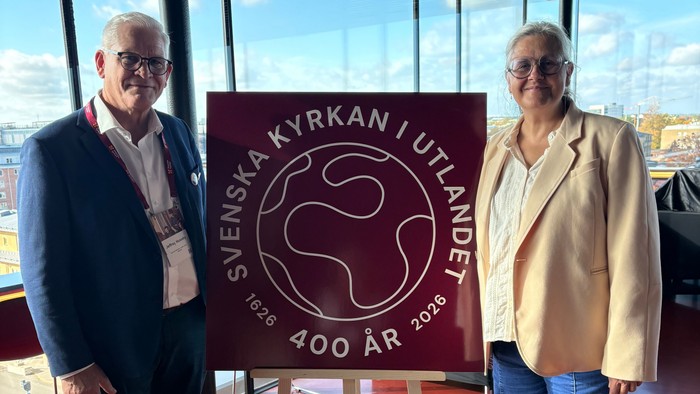 Både Jeffrey Huseby, som er generalsekretær for Sjømannskirken i Norge og Selma Ravn, Udlandsprovst, var begge med til fejringen af 400 år med svenskere i udlandet.