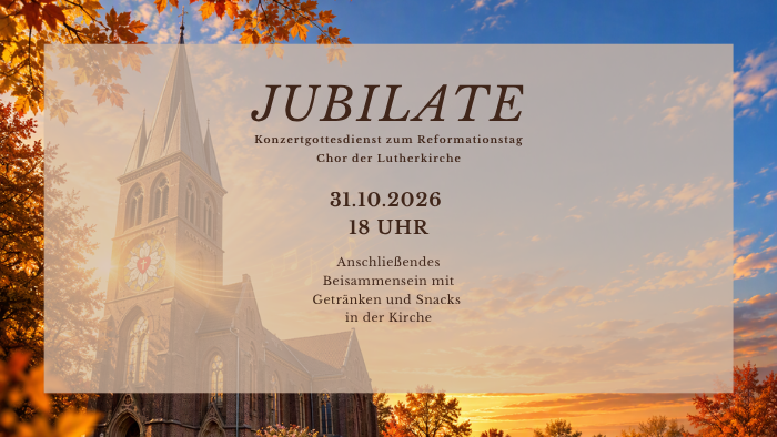Reformationsgottesdienst Plakat