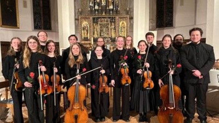 Gruppenfoto vom Mittenwalder Konzert 2025