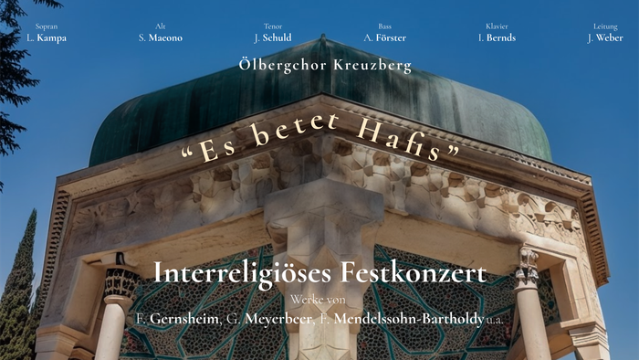 Ankündigung zum Interreligiösen Festkonzert