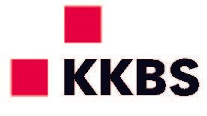Das Bild zeigt das Logo von KKBS mit zwei rosa Quadraten.