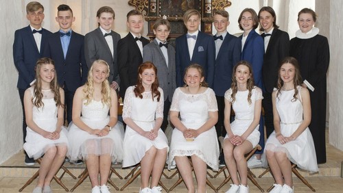 Konfirmander i Als kirke 2017
