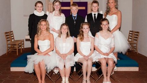 Konfirmander i Øster Hurup kirke 2011