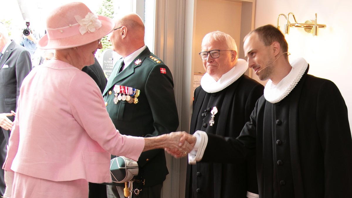 Dronningen kom på besøg