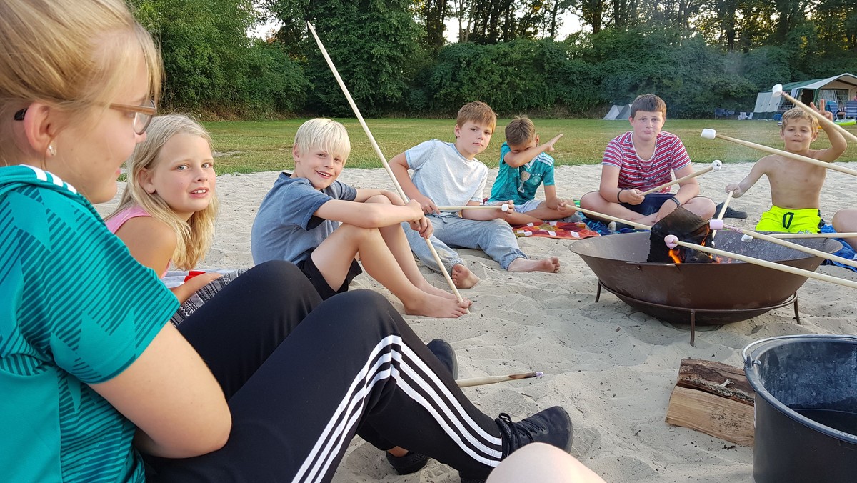 Strahlender Sonnenschein beim Zeltlager