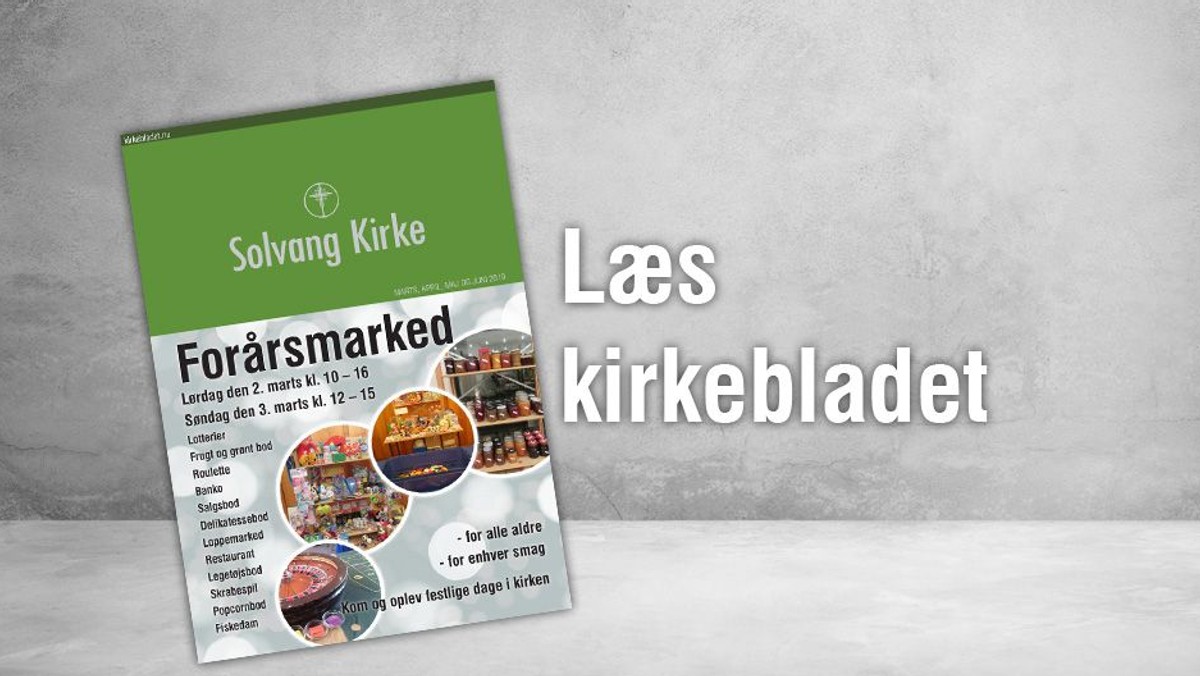Kirkeblad marts til juni 2019