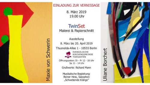 Vernissage und Ausstellung in der Heilandskirche am 8. März