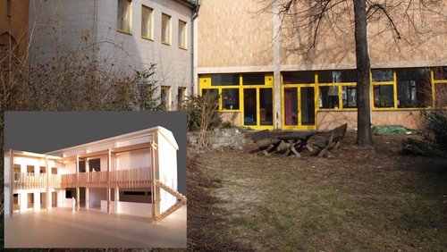 Feierlicher Auszug aus dem Gemeindehaus ...