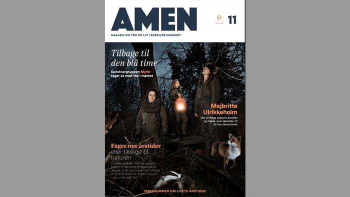 Amen-magasin med billeder af religiøse emner og personer