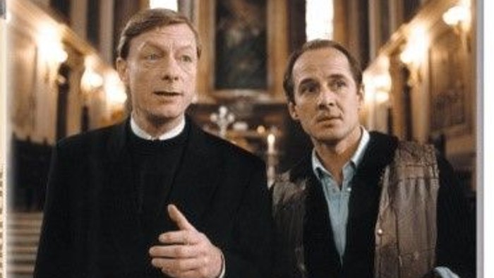 DVD-Cover für *„Nikolaikirche“*, einen Film zum 20. Jahrestag des Mauerfalls, mit Interviews und dramatischen Szenen.