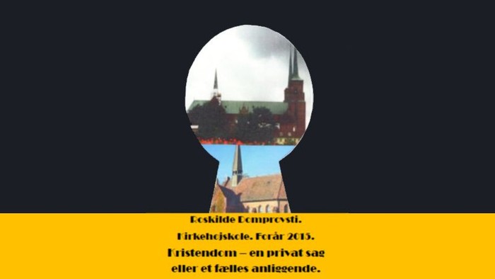 Billede af Kirkebølle Kirke med omgivelser.