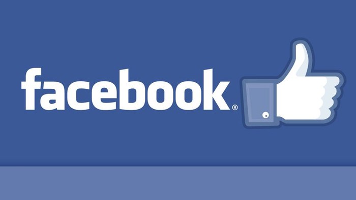 Facebook-logo med en thumb's up.