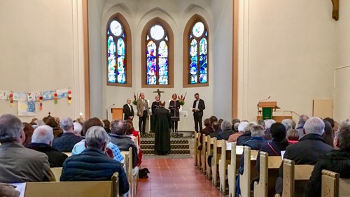 Einführung von Pfarrer Christoph Anders in der Königin-Luise-Kirche