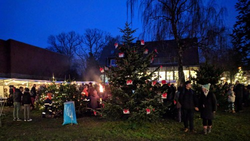Fotos vom Adventsmarkt in Lübars am 1. Dezember 2019