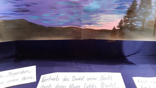 Unser Schaukasten zur Adventszeit
