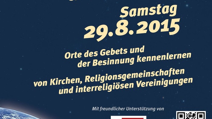 Poster für religiöse Vielfalt in Berlin, 29. August 2015