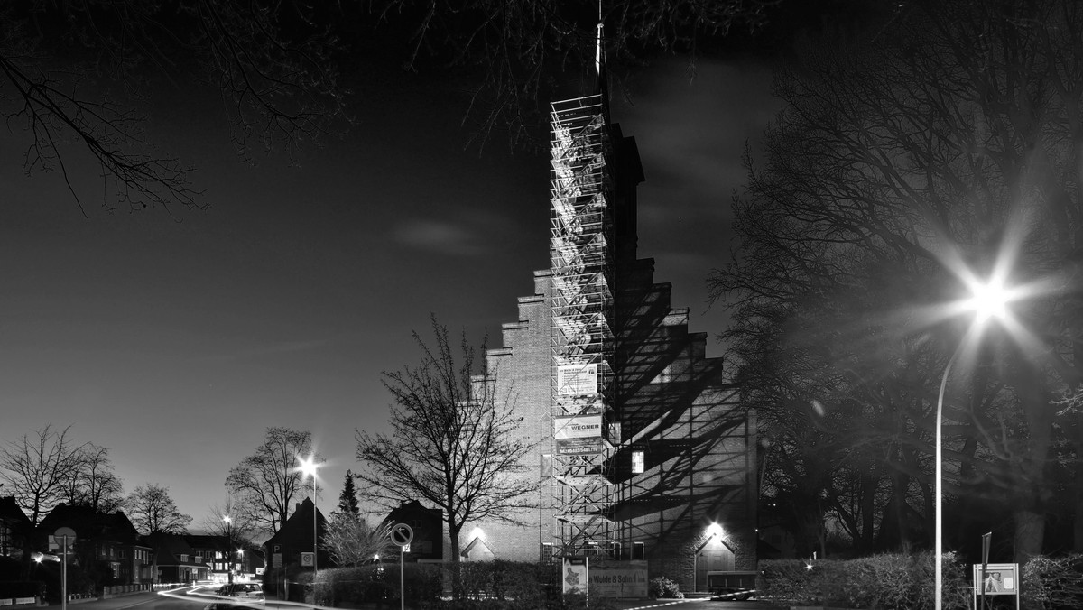 Arbeiten an der Glockenanlage der Kreuzkirche