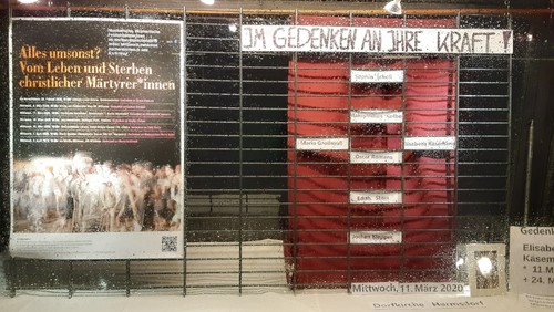 Unser Schaukasten zu den Passionsandachten 2020