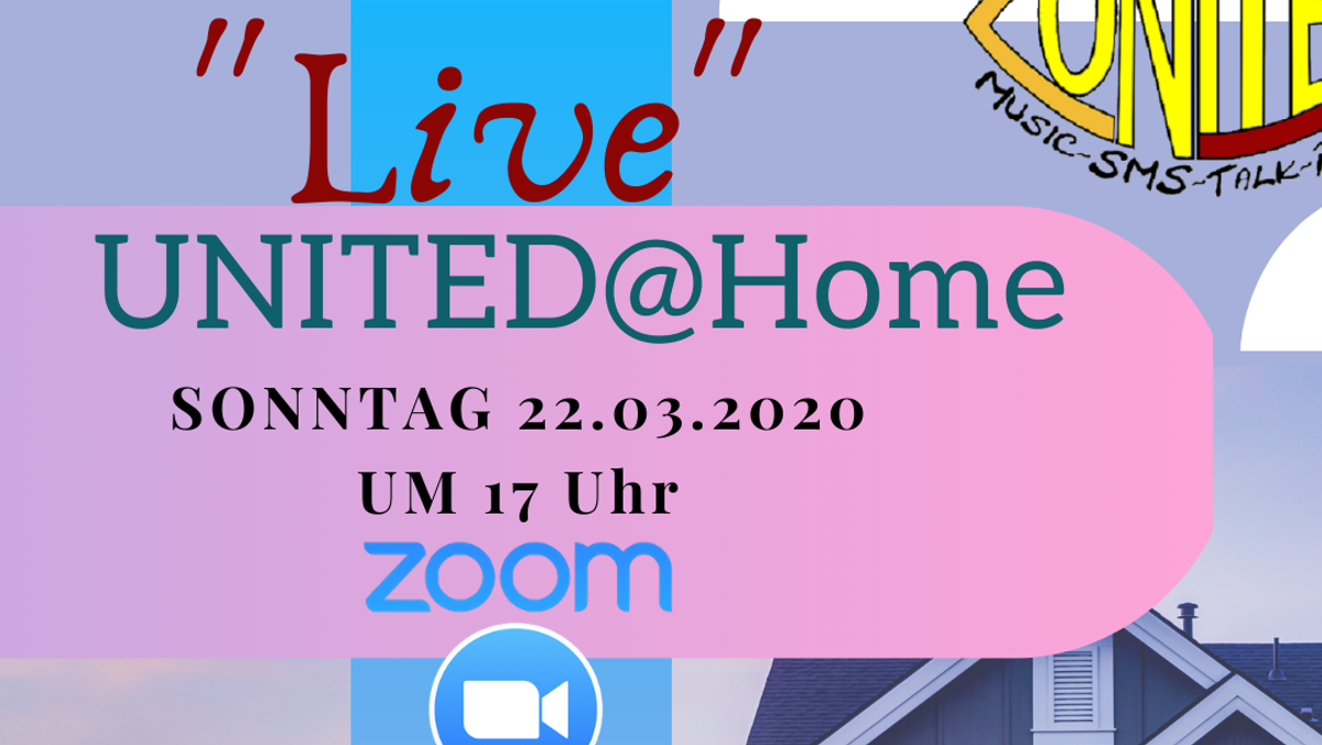 UNITED @ home am 22. März, 17 Uhr
