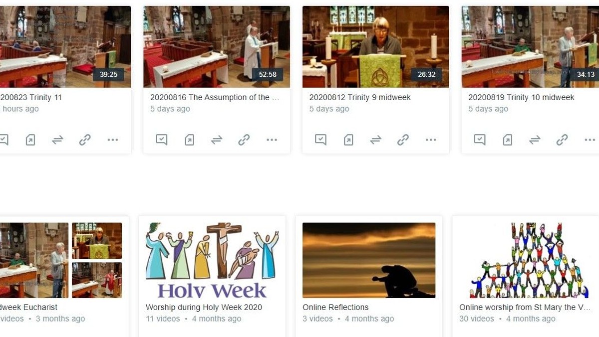 Join in our worship wherever you are - look back at our online archive