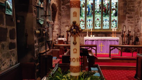 Prayers of Hope by the Paschal Candle