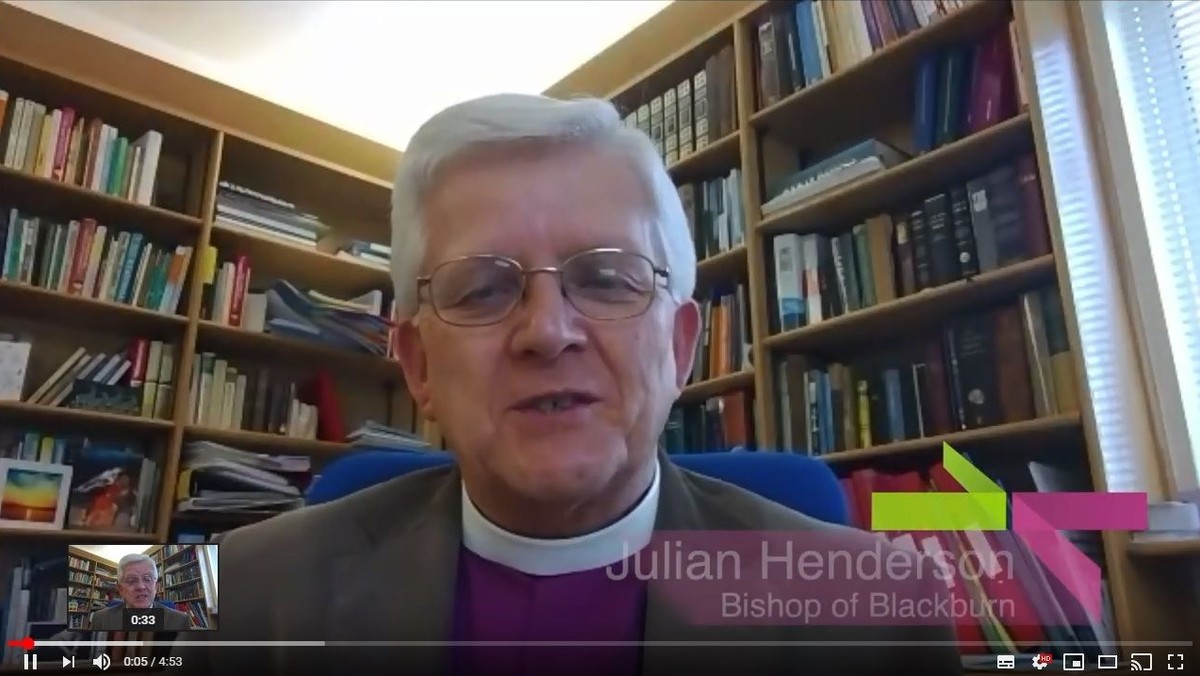 Service for Palm Sunday, 5 April, led by Rt Revd Julian Henderson, Bishop of Blackburn