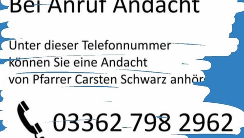 Anruf - Advents - Andacht
