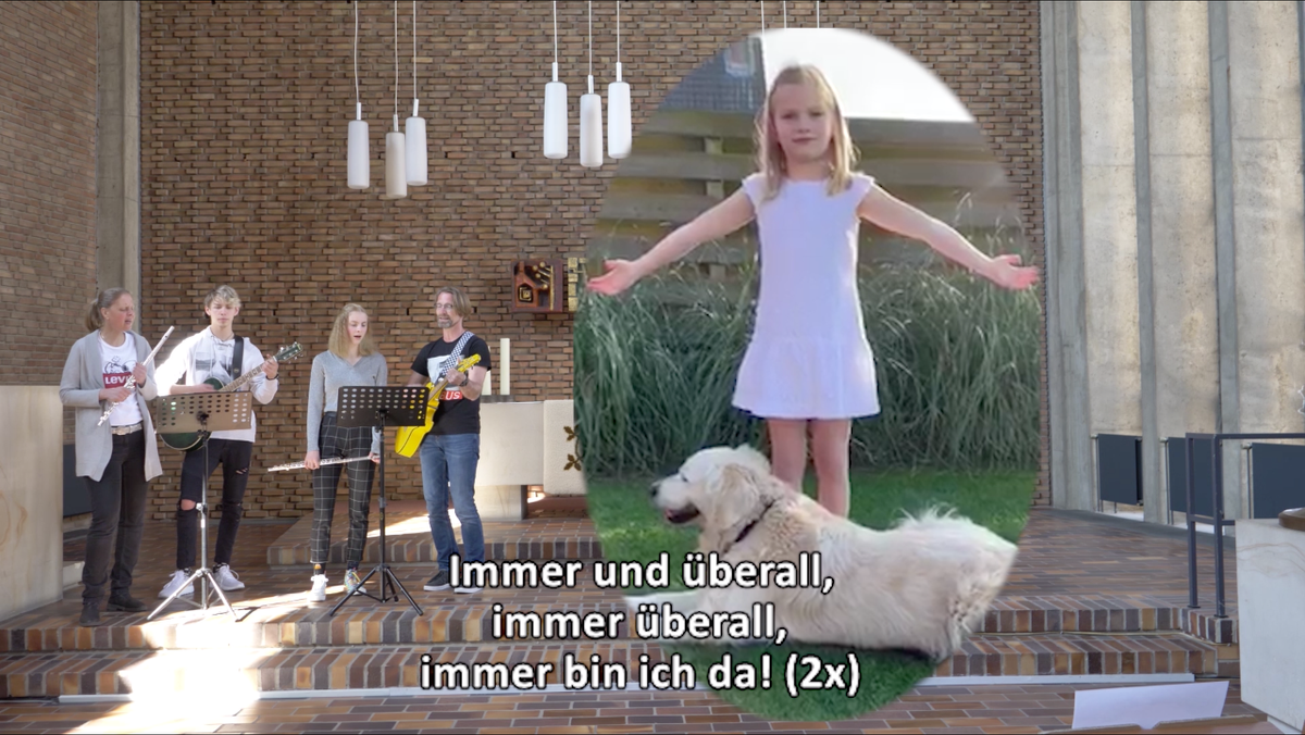 Ostergottesdienst aus drei Kirchen