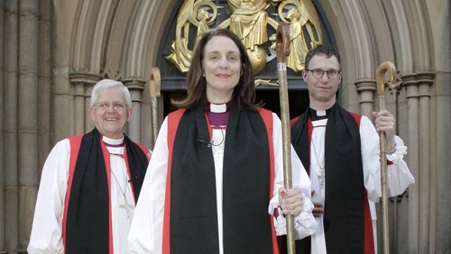 Easter Sunday service featuring Bishop Julian, Bishop Philip and Bishop Jill