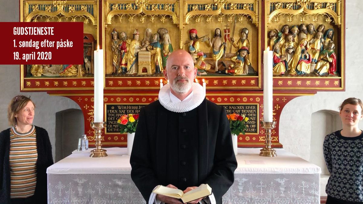 Gudstjeneste fra Tibirke kirke 19. april 2020