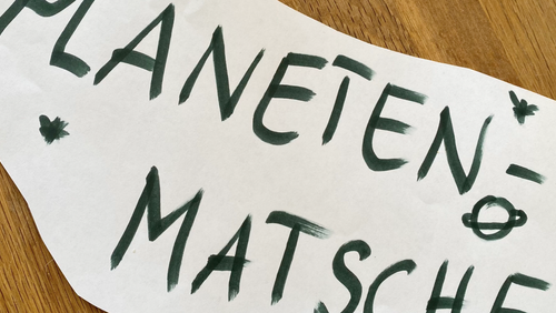Planetenmatsch – Ideen für Zuhause