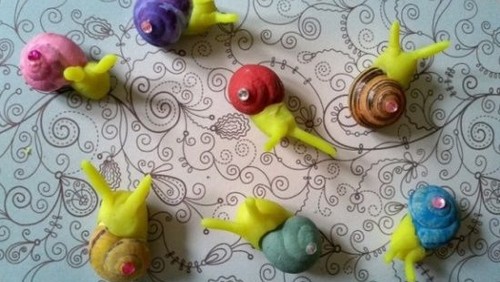 Bunte Schnecken