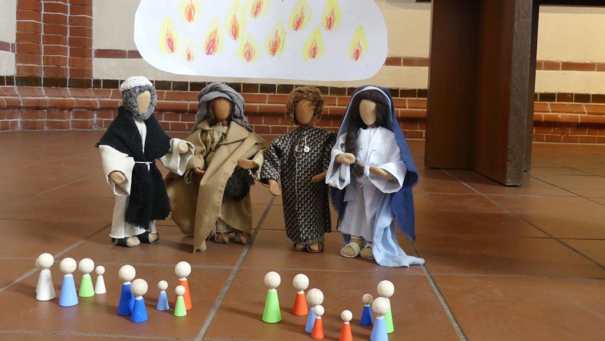 Schau zu - und drin bist Du! Ein Kindergottesdienst am Pfingstfest!