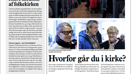 Hvorfor går du i kirke? Læs den nye avis om menighedsrådsvalget