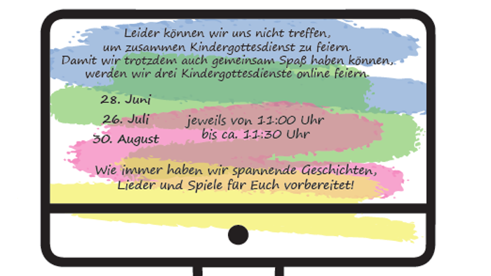 Kindergotttesdienst online mit Terminen und Aktivitäten