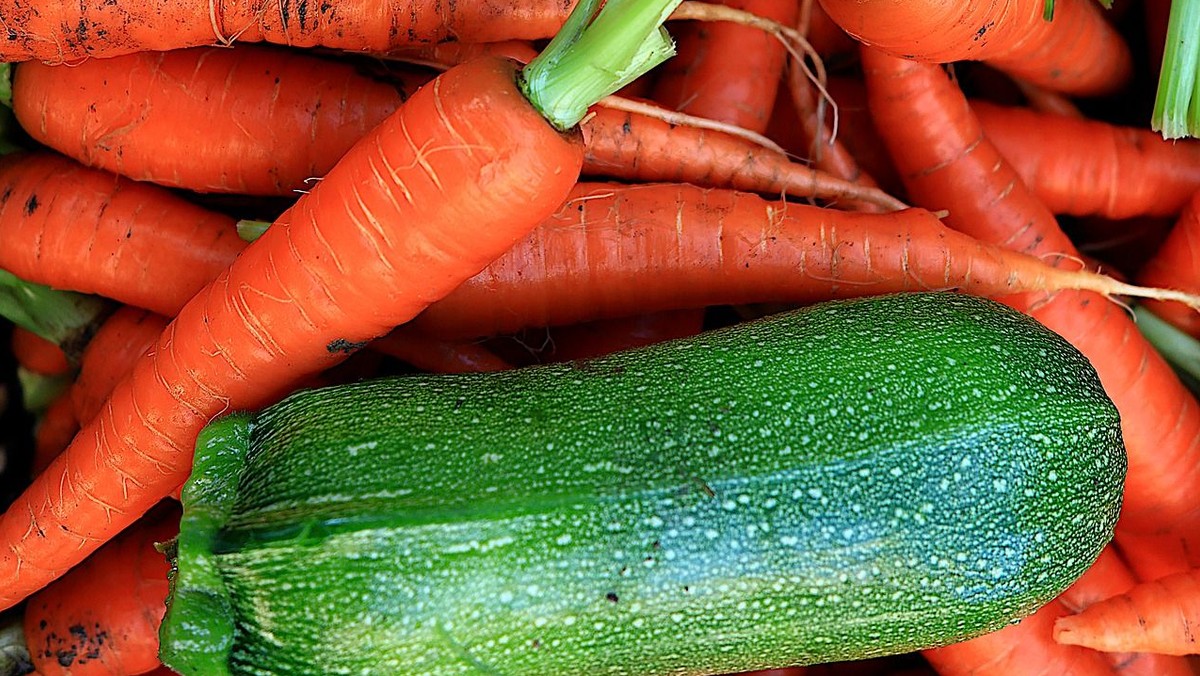Leckeres aus Zucchini, Wurzeln und Erdbeeren