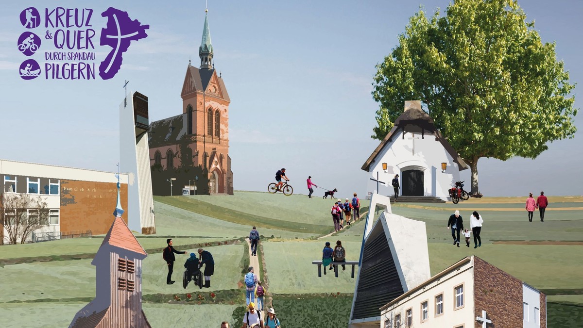 „Kreuz und quer durch Spandau pilgern“ - Ev. Kirche eröffnet neuen Pilgerweg