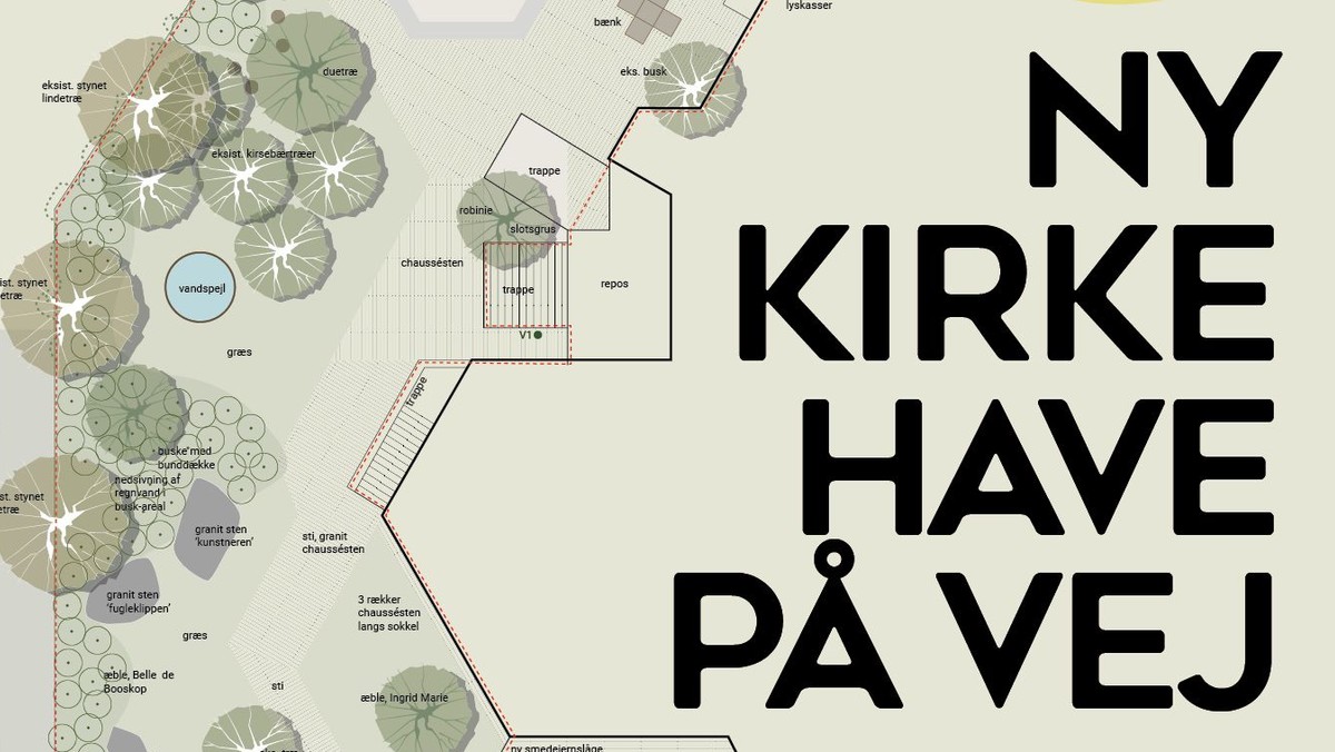 Ny kirkehave på vej