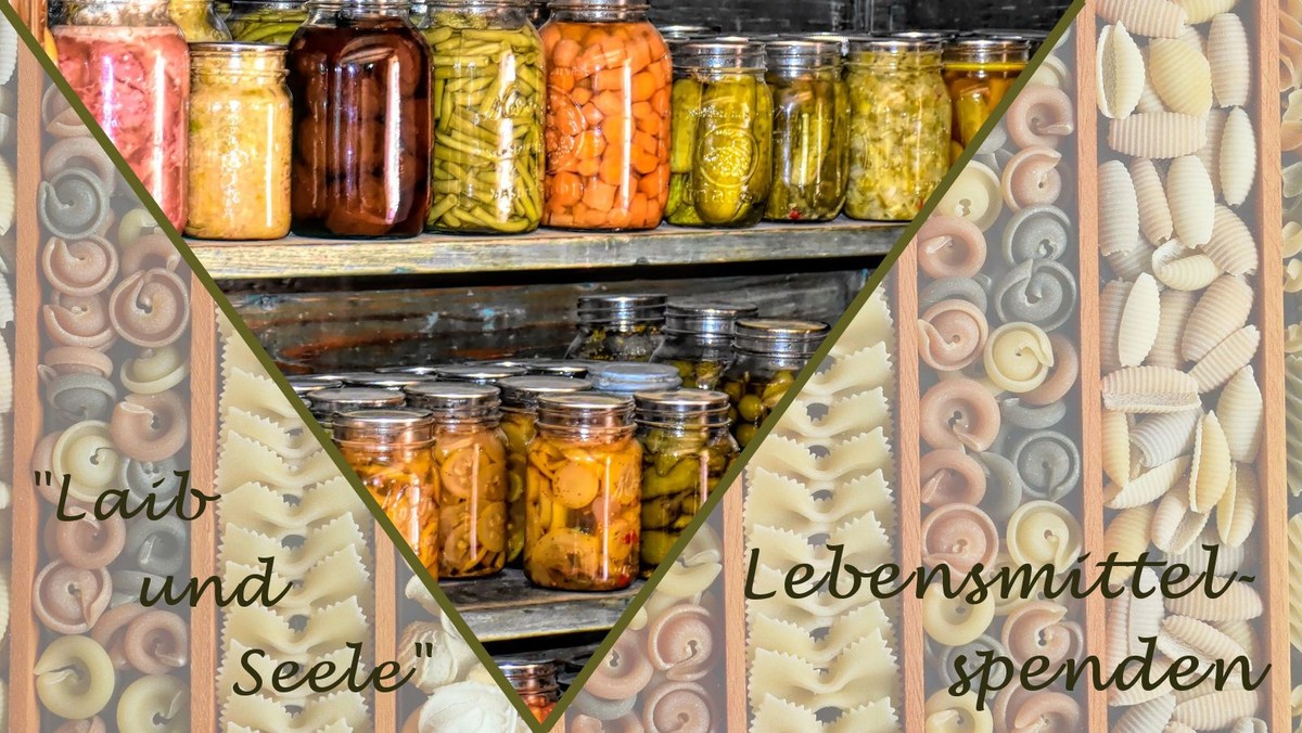 Lebensmittel-Spenden für "Laib und Seele"
