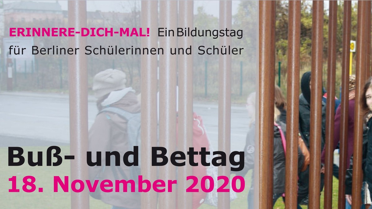 Jetzt anmelden: Bildungstag zum Buß- und Bettag