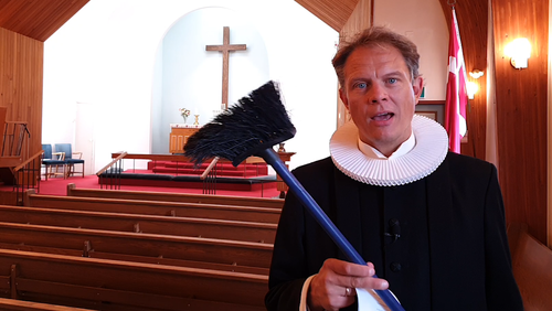 Video worship about power, influence and a broom