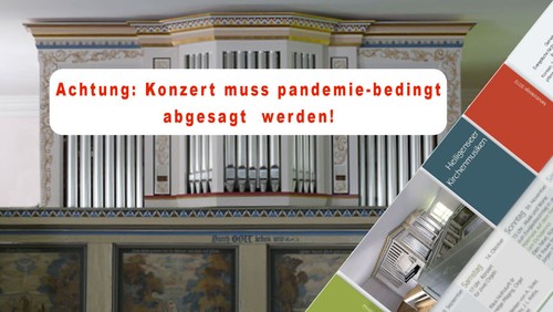 Orgelkonzert abgesagt!