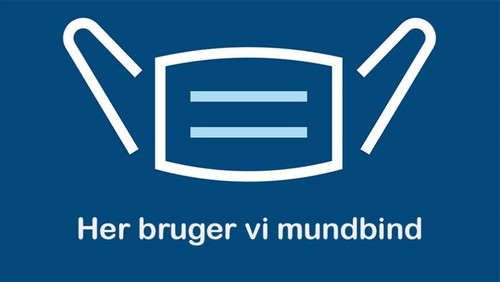 Krav om mundbind eller Visir