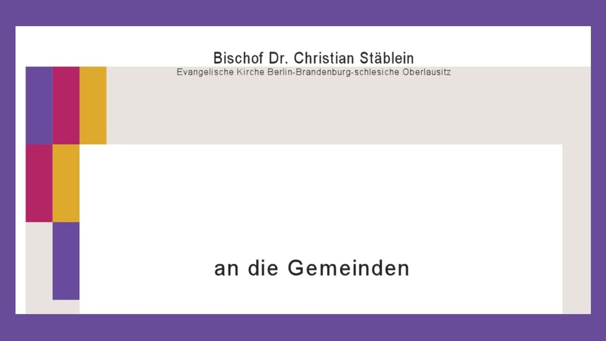 Brief des Bischofs
