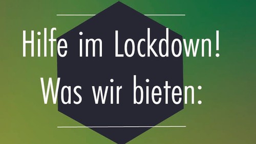 Wer braucht Hilfe? Wir sind da!