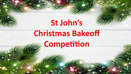 St John's Christmas Bakeoff Competition