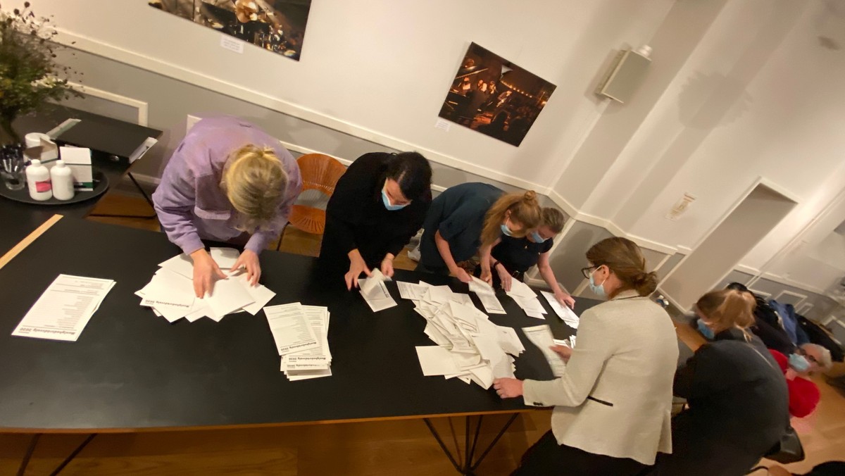 Resultat af afstemningsvalg
