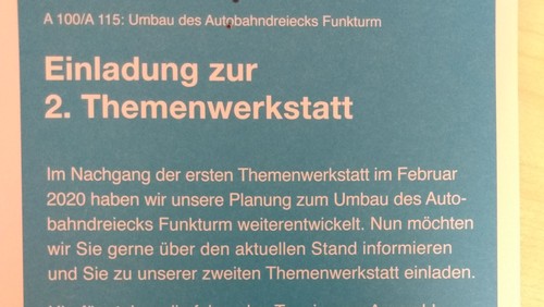 2. Themenwerkstatt: Autobahnumbau